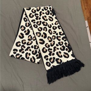 Urban Outfitters Black Fringe Scarf